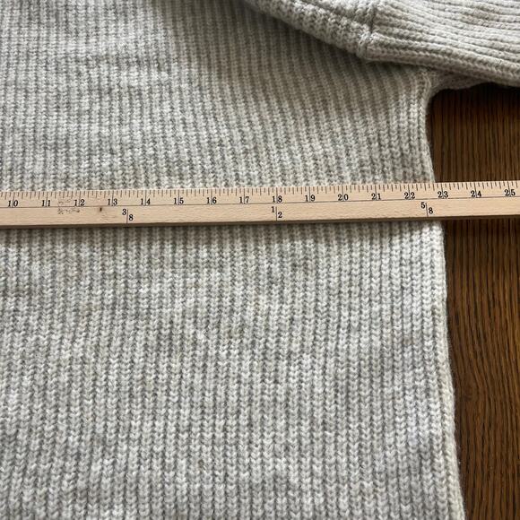 NWT Nine West Cowl Neck Gray Chunky Sweater-Size Large - Picture 5 of 7